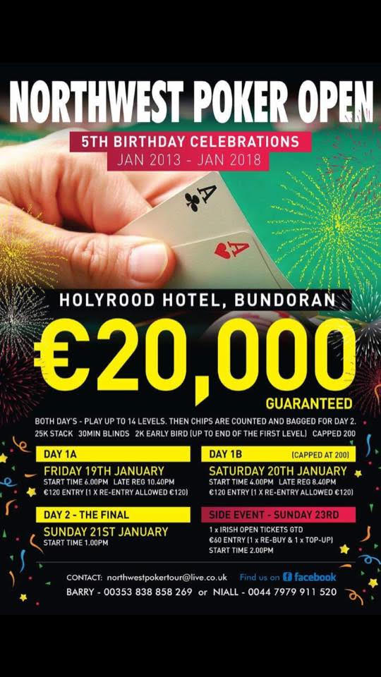 Irish open poker 2019