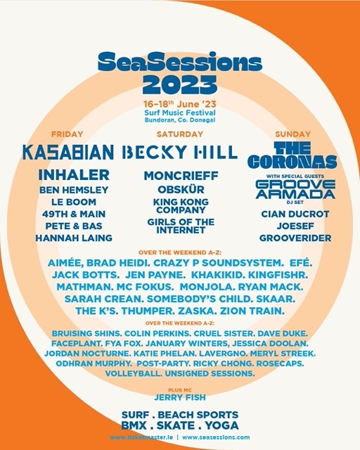 Full Sea Sessions line up revealed Discover Bundoran